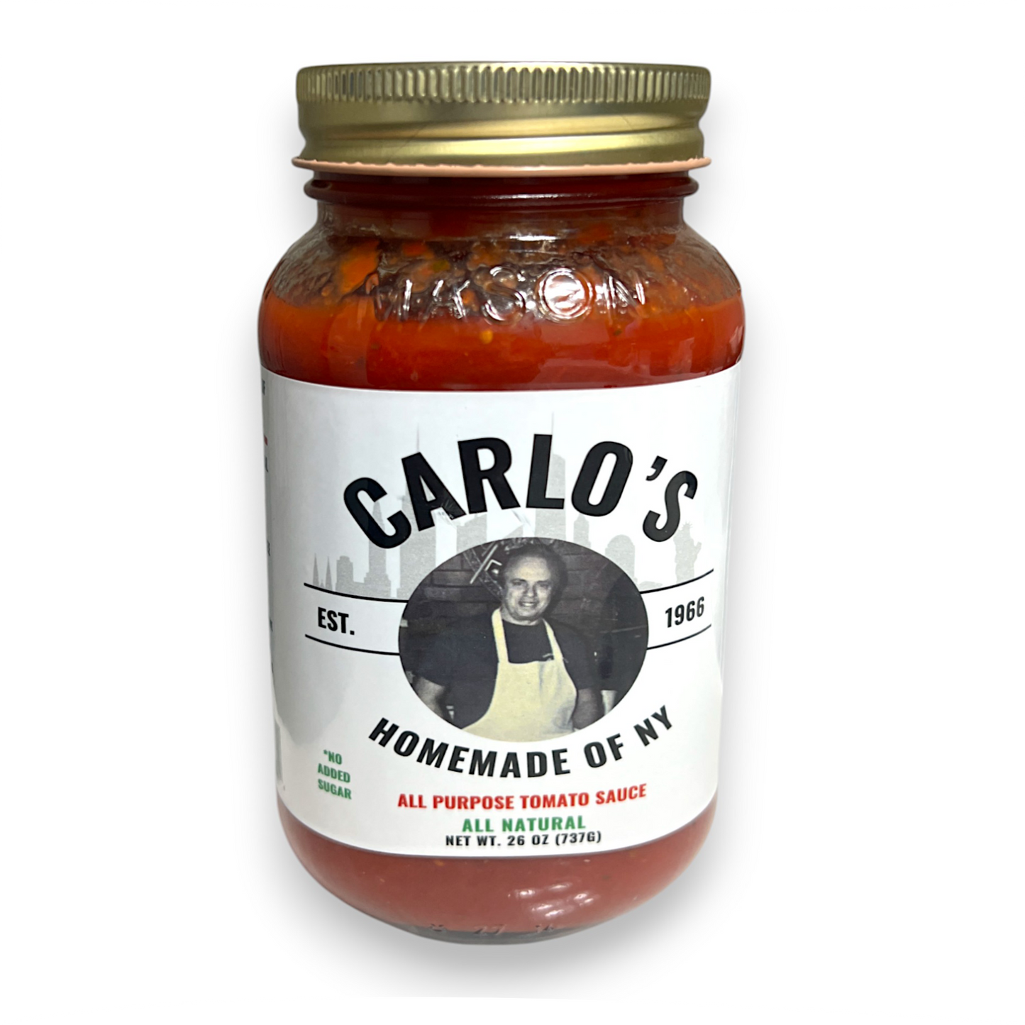 Carlo's Homemade of NY tomato sauce 26oz