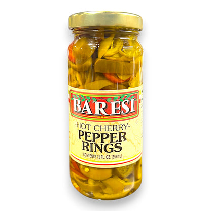 Baresi Hot Cherry Pepper Rings 12oz