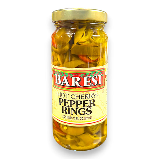 Baresi Hot Cherry Pepper Rings 12oz