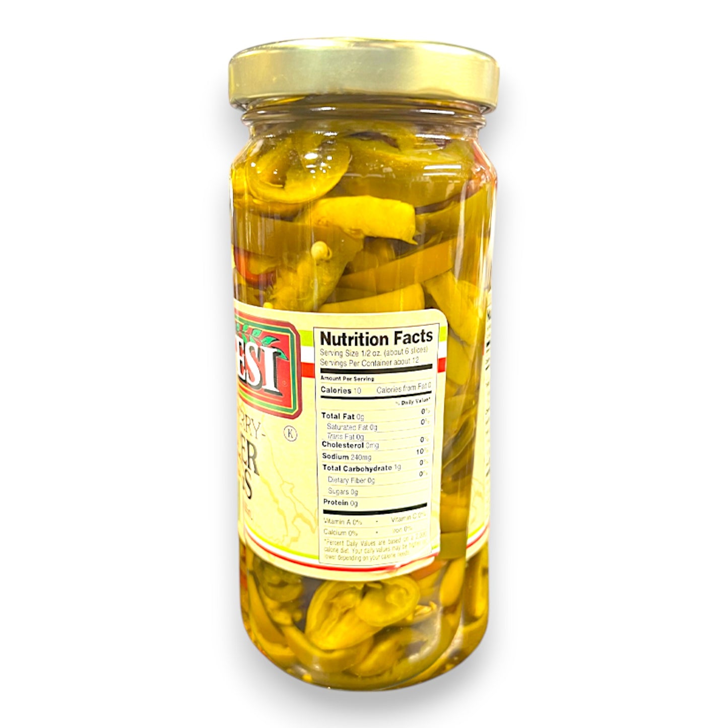 Baresi Hot Cherry Pepper Rings 12oz