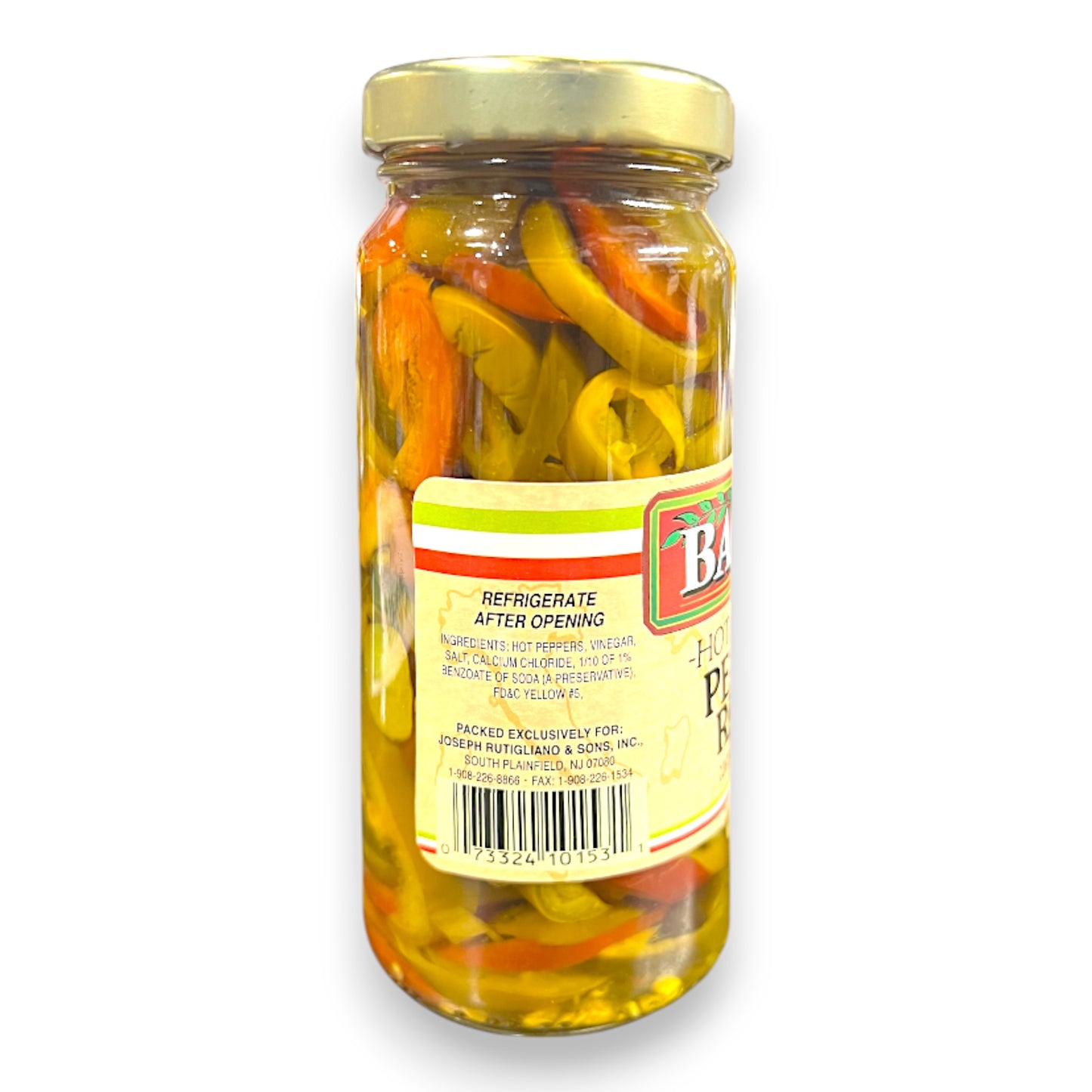 Baresi Hot Cherry Pepper Rings 12oz