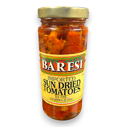 Baresi Sun Dried Tomatoes in Oil Jar 8oz