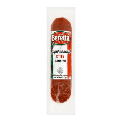 Fratelli Beretta Hot Gluten Free Soppressata, 8 oz
