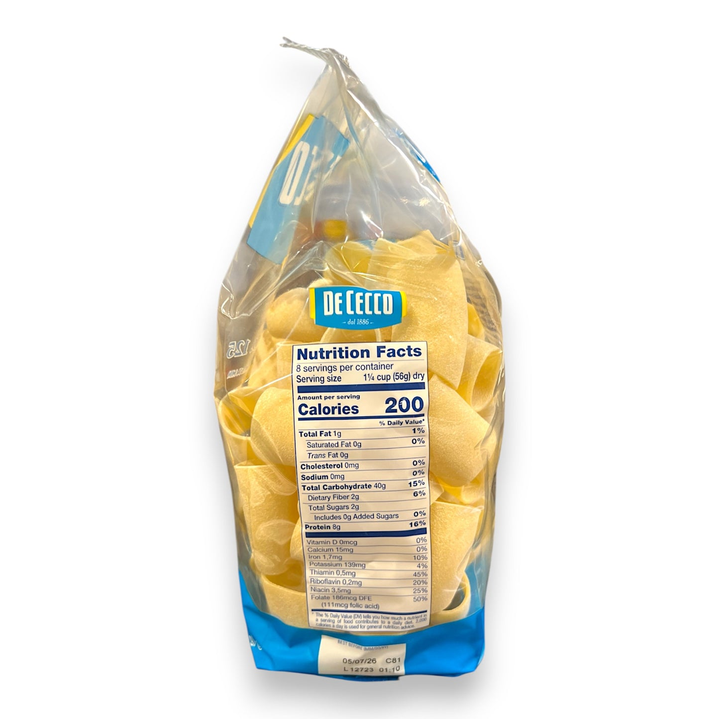 De Cecco Paccheri No.125 Pasta, 16 oz