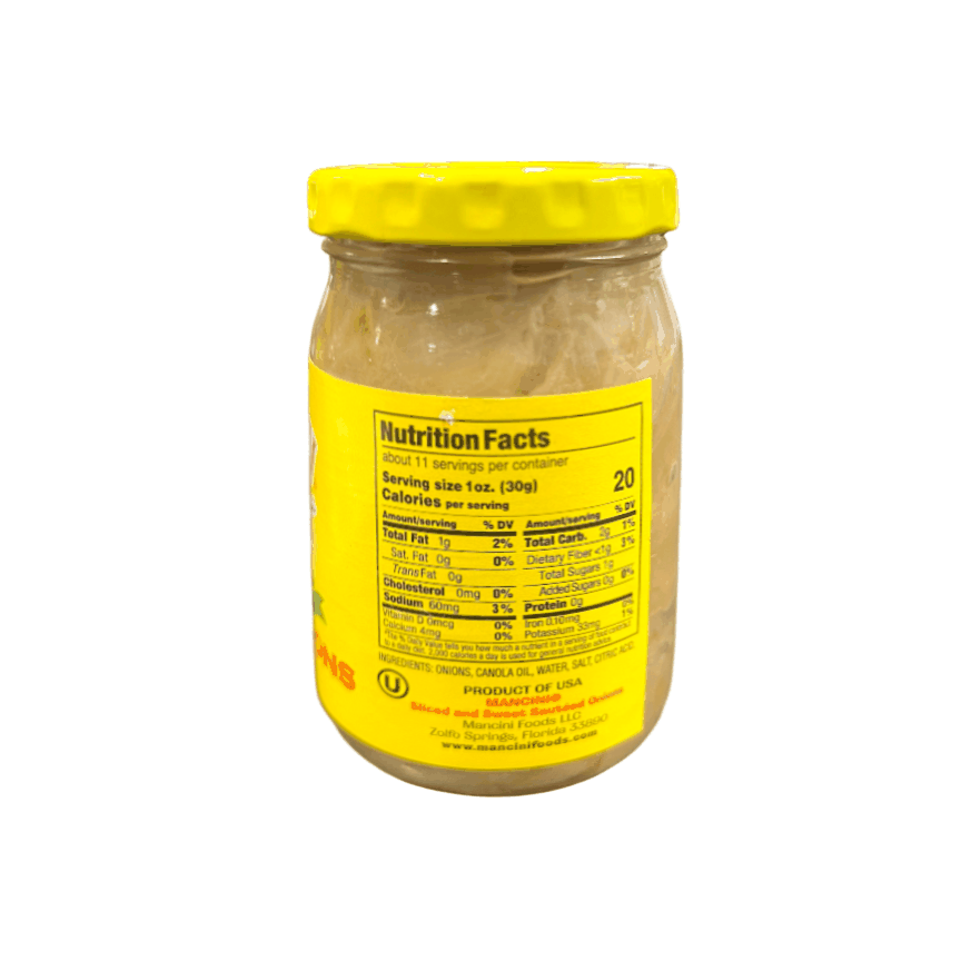 Mancini Sautee Onions Slided & Sweet 12oz
