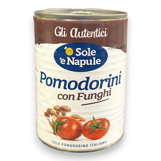 'O Sole 'e Napule Cherry Tomatoes with Mushrooms (400g)