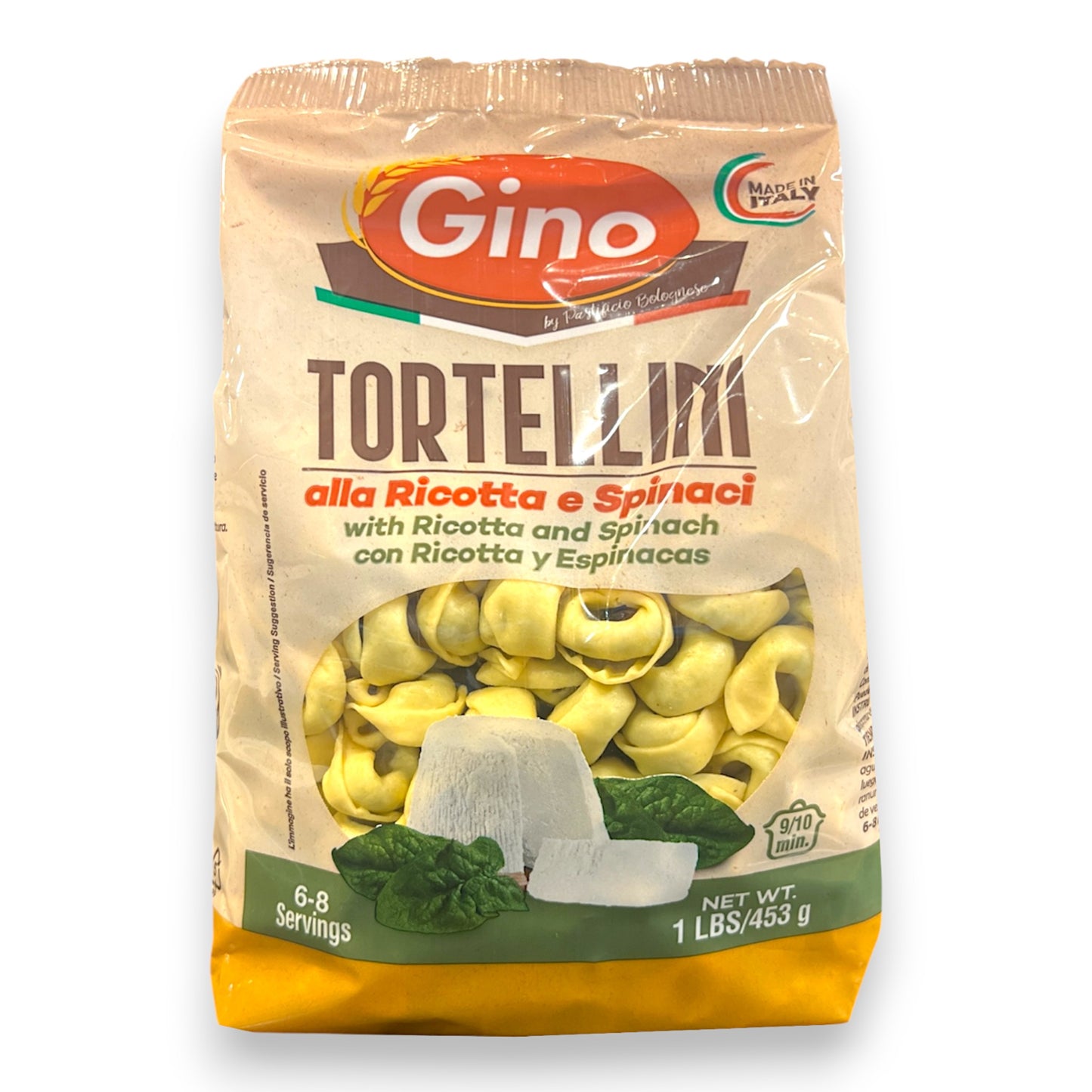 Gino Tortellini alla Ricotta e Spinaci 453g